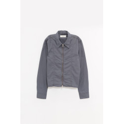 MFPEN WASHED GRAPHITE READERS ZIP SHIRT